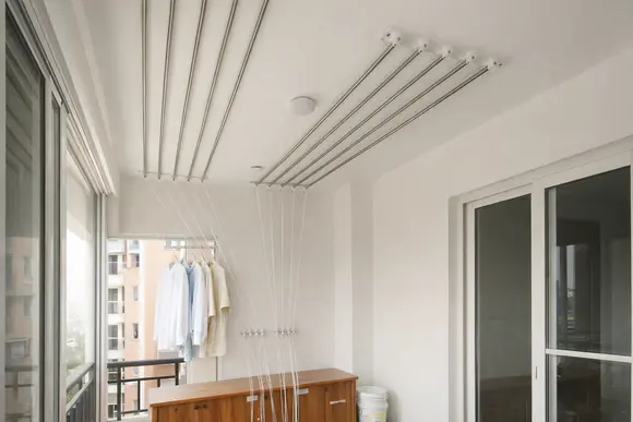 Cloth Hangers product and installation service by Rohini Invisible Grills
