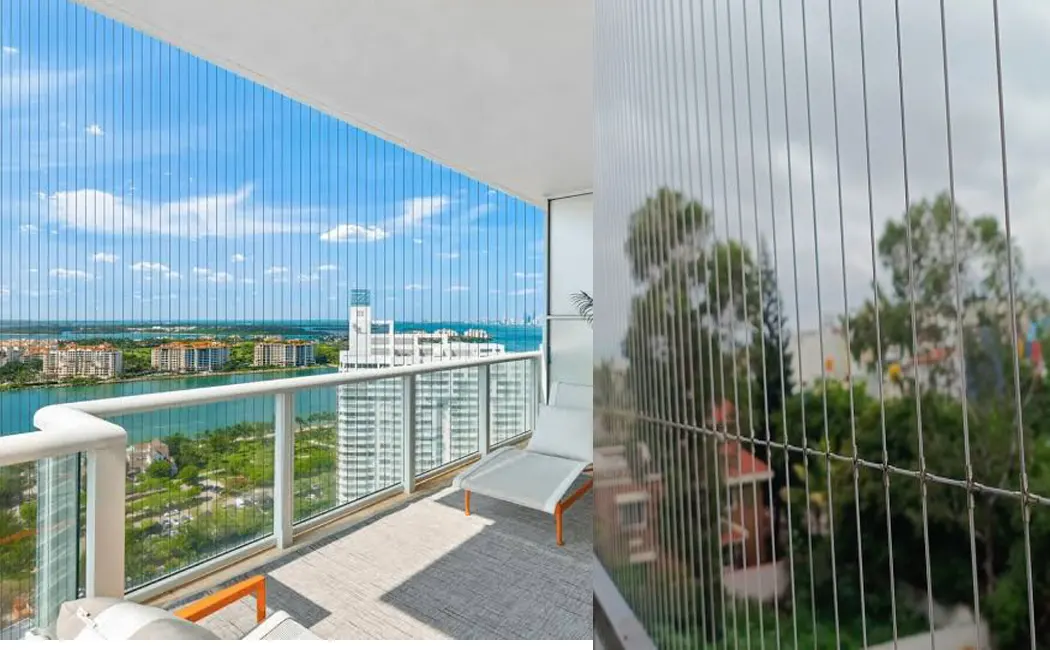 Invisible grills in Kothur Invisible grill installation in Kothur