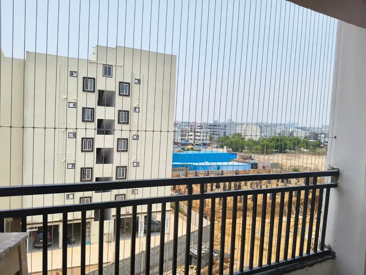 Invisible grills in Housing Board Colony Invisible grill installation in Housing Board Colony